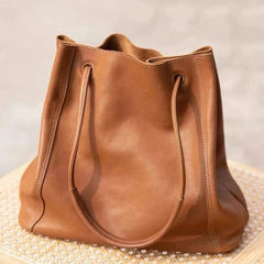 New Commuting Large Capacity Bucket Bag Shoulder Tote Bag Versatile Handbag