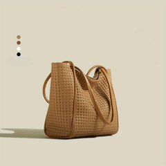 Large Capacity Women's Tote Bag Retro Fashion Simple Shoulder Bag