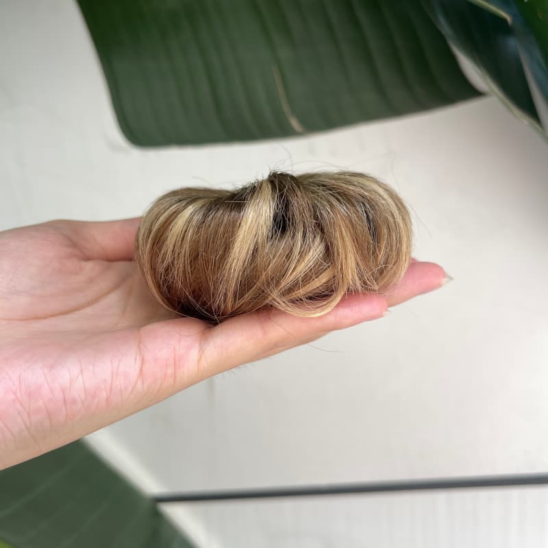 100% Human Hair Bun Scrunchie – 35g, #7/10