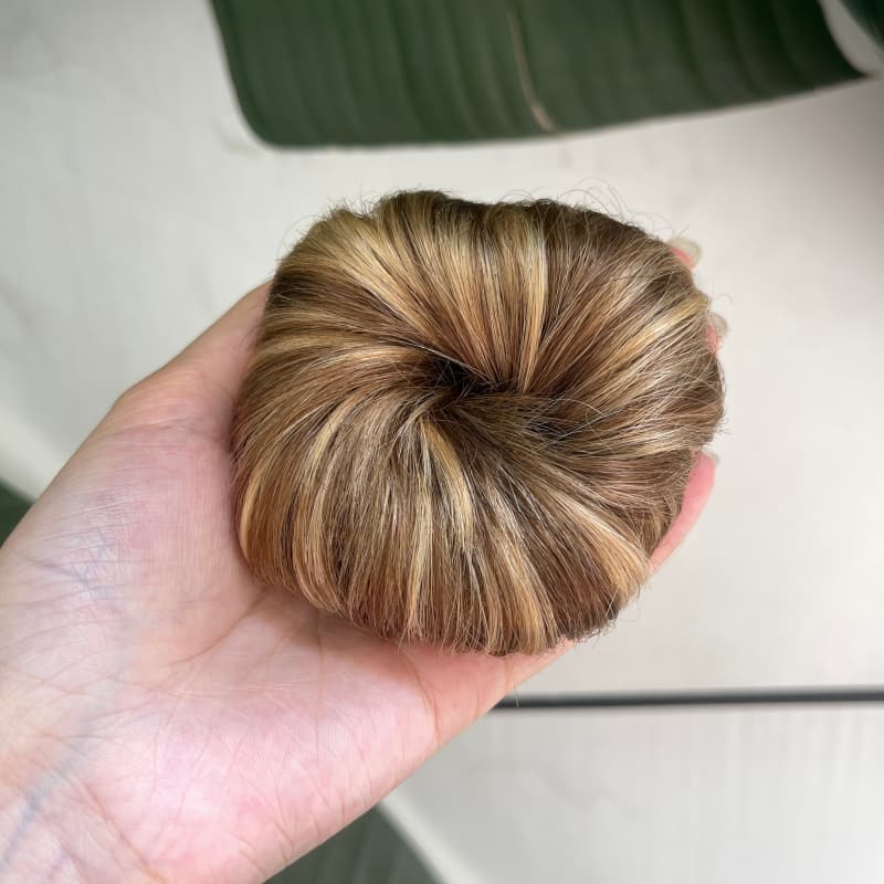 100% Human Hair Bun Scrunchie – 35g, #7/10