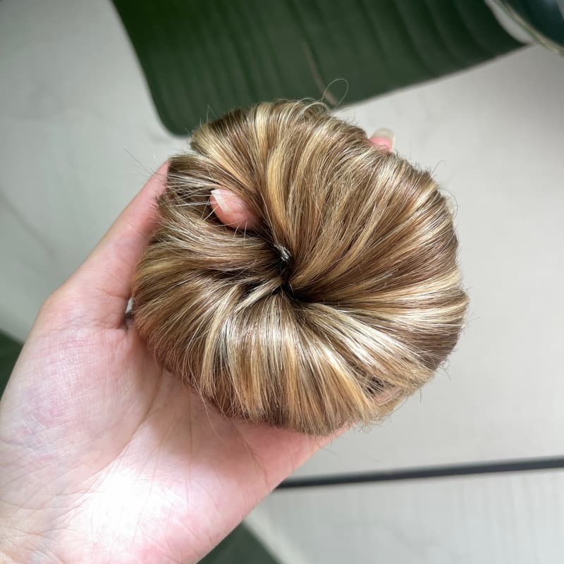 100% Human Hair Bun Scrunchie – 35g, #7/10