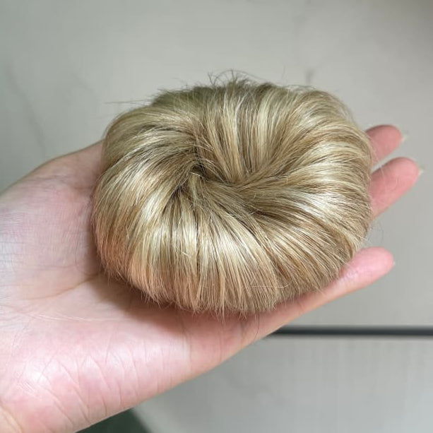 100% Human Hair Bun Scrunchie – 35g, B12