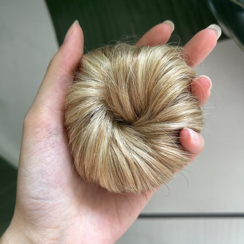100% Human Hair Bun Scrunchie – 35g, B12