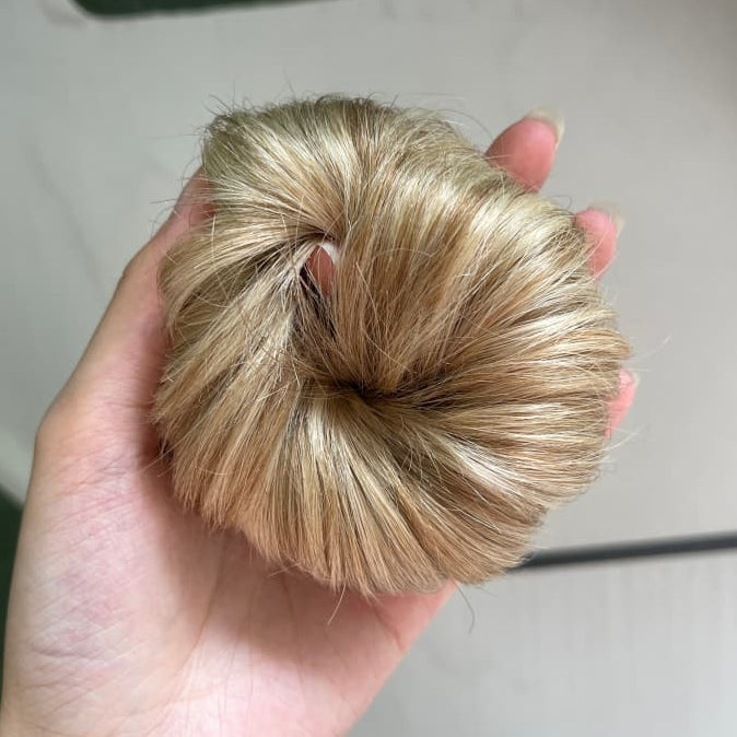100% Human Hair Bun Scrunchie – 35g, B12