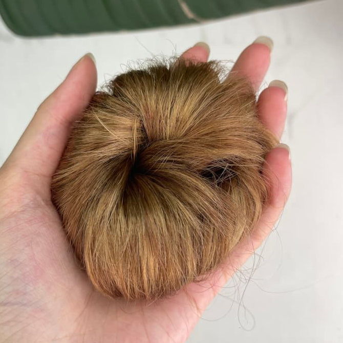 100% Human Hair Bun Scrunchie – 35g, #4/27