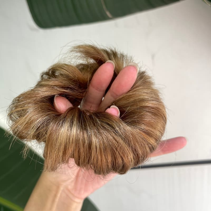 100% Human Hair Bun Scrunchie – 35g, #4/27