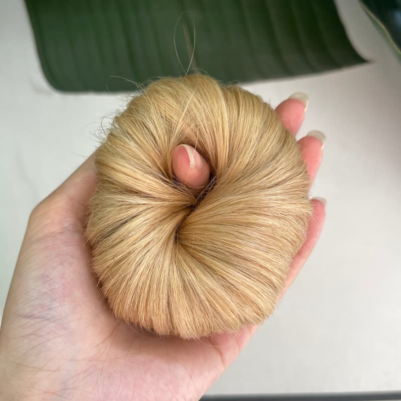 100% Human Hair Bun Scrunchie – 35g, #14