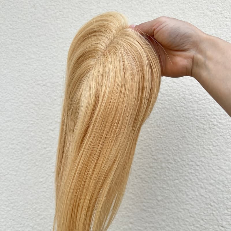 Back view of large U-shaped topper base with clips
