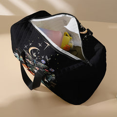 Diamond Quilted Travel Bag Large Capacity Diamond Quilted Travel Bag