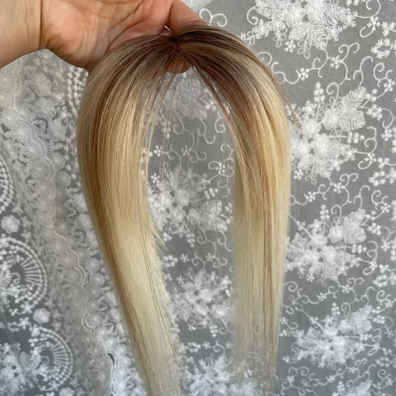 Natrahair 8-613 halo wire human hair topper, ultra-thin lace 10 x 3.5 cm, 25 cm hair - view 7