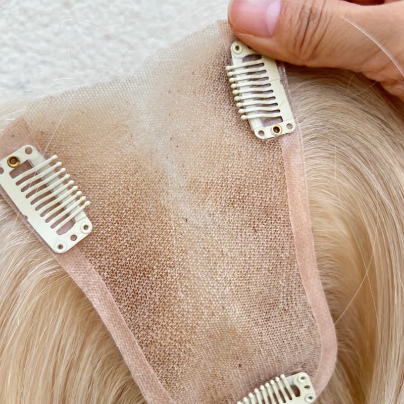 Ivory topper hair length and full volume